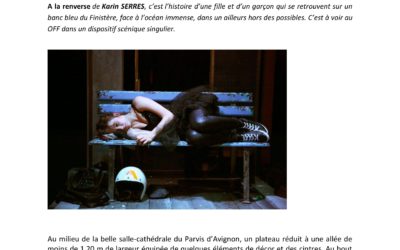 Toutelaculture.com – AVIGNON OFF : « A LA RENVERSE » AU PARVIS D’AVIGNON