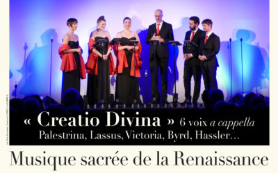 Jeudi 13 décembre 2018 – Les Voix Animées : Concert “Creatio Divina”